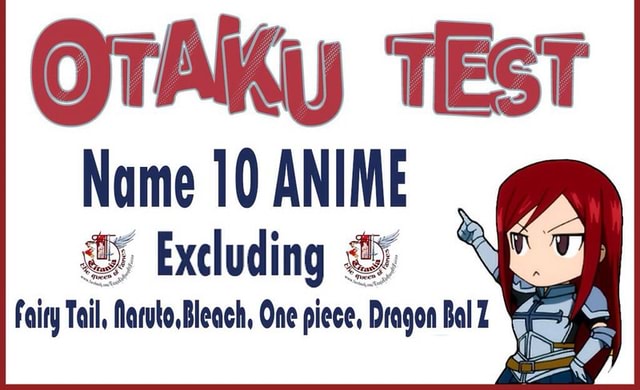 anime otaku test