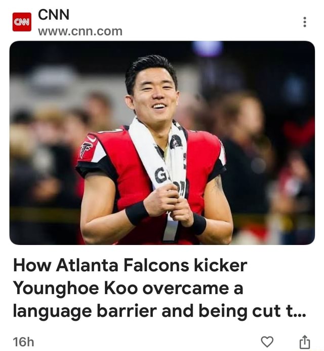 Younghoe Koo: How Atlanta Falcons kicker overcame language barrier and  being cut to thrive in the NFL