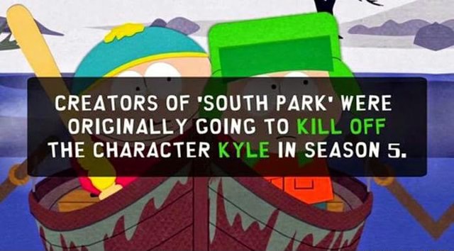 CREATORS OF 'SOUTH PARK' WERE ORIGINALLY GOING TO KILL OFF THE