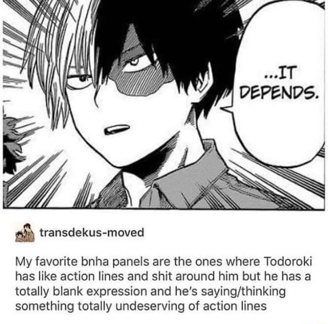 & My favorite bnha panels are the ones where Todoroki has like action ...