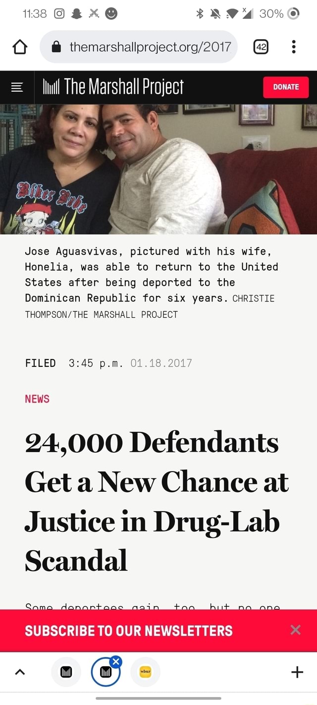 Iiwl The Marshall Project DONATE Jose Aguasvivas, pictured with his