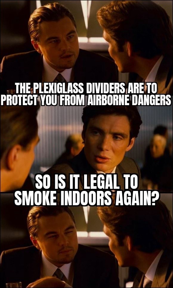 THE PLEXIGLASS DIVIDERS ARE PROTECT YOU FROM AIRBORNE DANGERS 0 IT