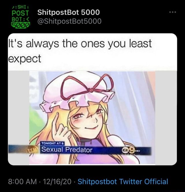 Featured image of post Shitpostbot 5000 Reddit Home forums other discussions the edge of the forum