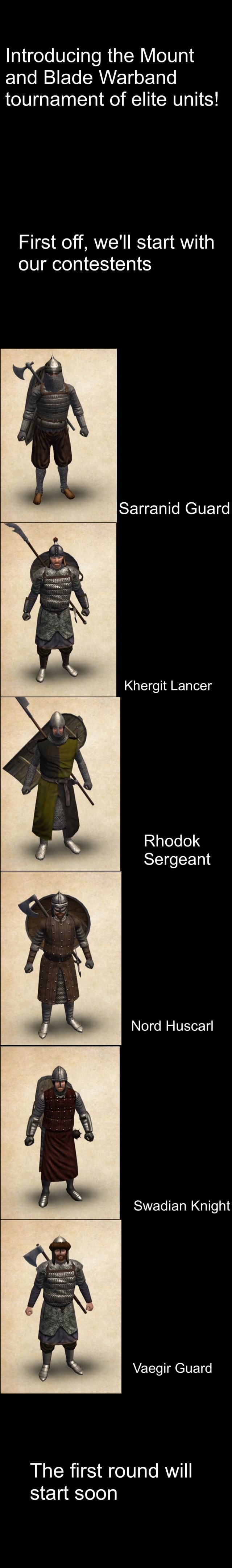 mount and blade units