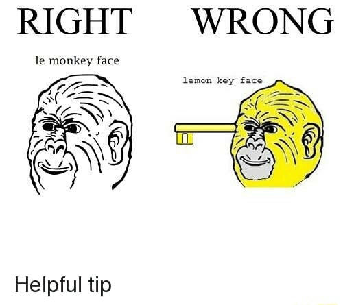 Le monkey face