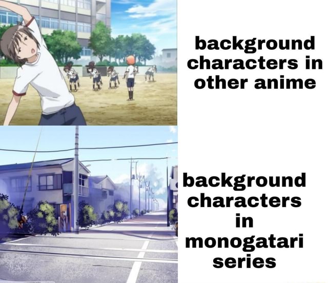 Background Characters In Other Anime Background Characters In 