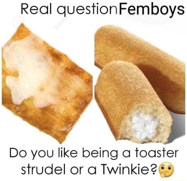 Real questionFemboys Do you like being a toaster strudel or a Twinkie