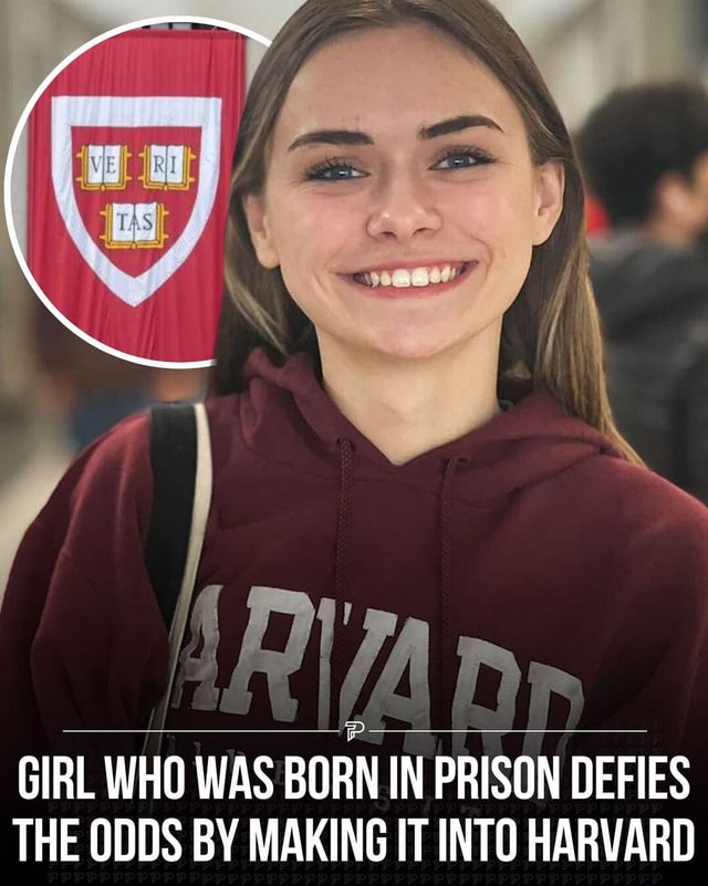 A girl who was born in prison recently made her dreams come true as she