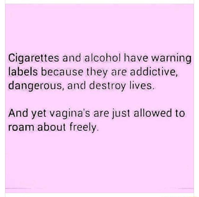 Cigarettes And Alcohol Have Warning Labels Because They Are Addictive Dangerous And Destroy