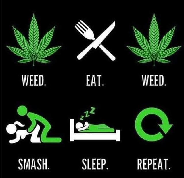 W WEED. EAT. WEED. WEED. EAT. WEED. SMASH. SLEEP. REPEAT, - America’s ...