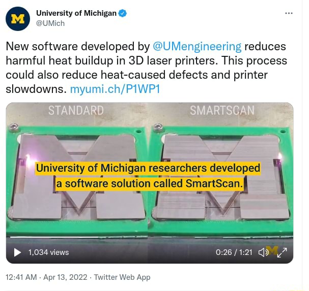 University of Michigan New software developed by UMengineering reduces