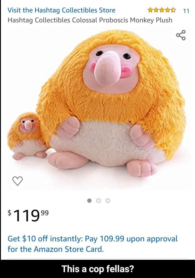 hashtag collectibles proboscis monkey