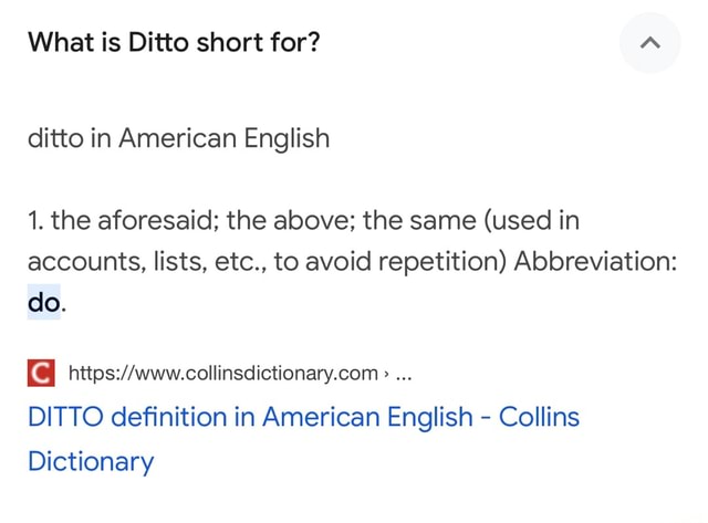 SAME definition in American English