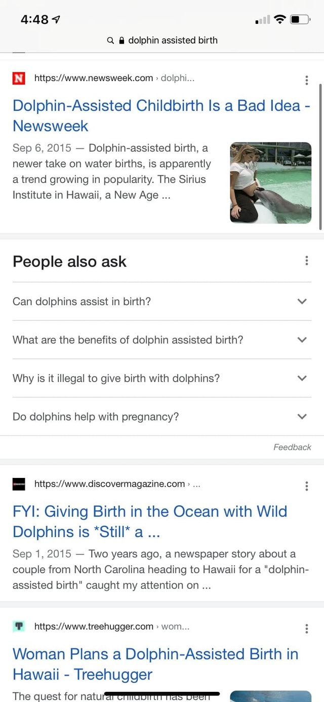 7 lS Q dolphin assisted birth > dolphi... Dolphin-Assisted Childbirth