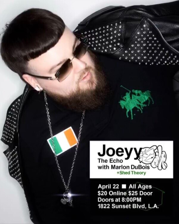 Joey The Echo with Marlon DuBois +Shed Theory April 22 @ All Ages $20 ...