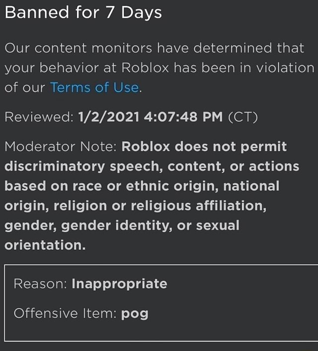 Banned For 7 Days Our Content Monitors Have Determined That Your   31d08453a0c97bf09ee7ff54ef63872813b9cbae6245ebbe405bb26bc130af37 1 
