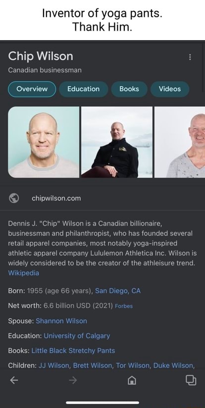 brett wilson chip wilson