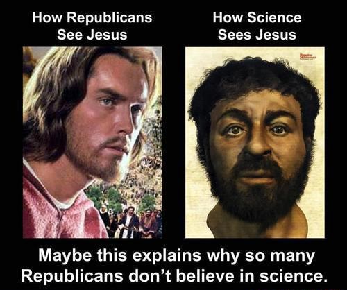 Republican Jesus vs. Real Jesus - How Republicans How Science See Jesus ...