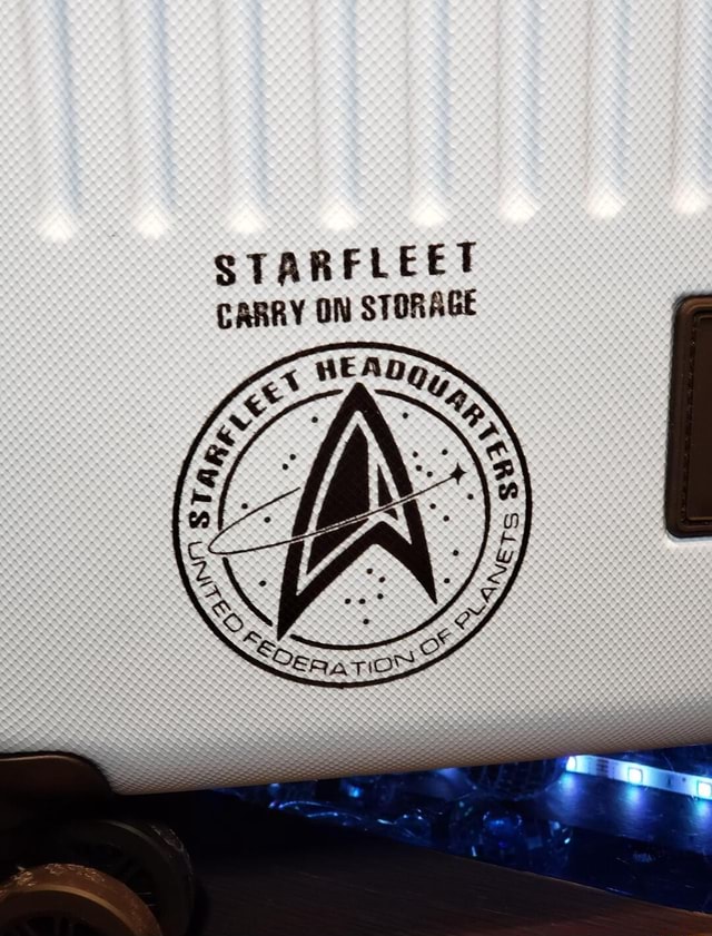 Star Trek Picard era Starfleet carry-on suitcase 