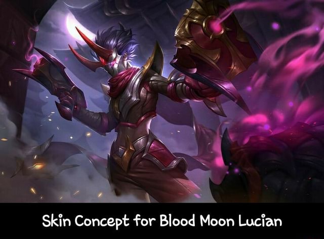 Skin Concept For Blood Moon Lucian Skin Concept For Blood Moon Lucian