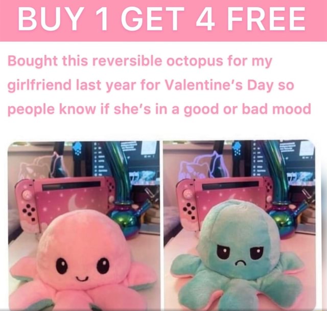 octopus plush buy 1 get 3 free