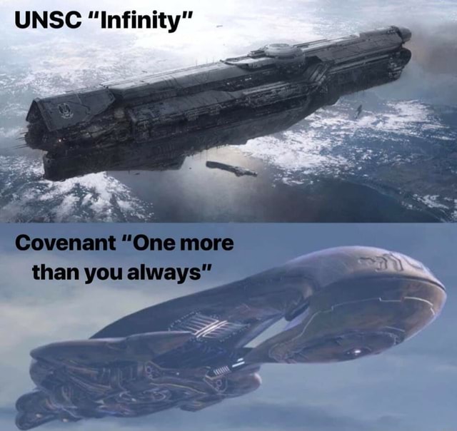 unsc infinity rams covenant ship
