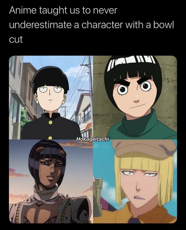 Even MORE Naruto characters with bowl cuts  rNaruto