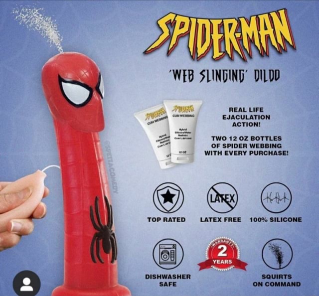 Web Slindindg Dildo Real Life Ejaculation Action Two 12 Oz Bottles Of Spider Webbing With Every