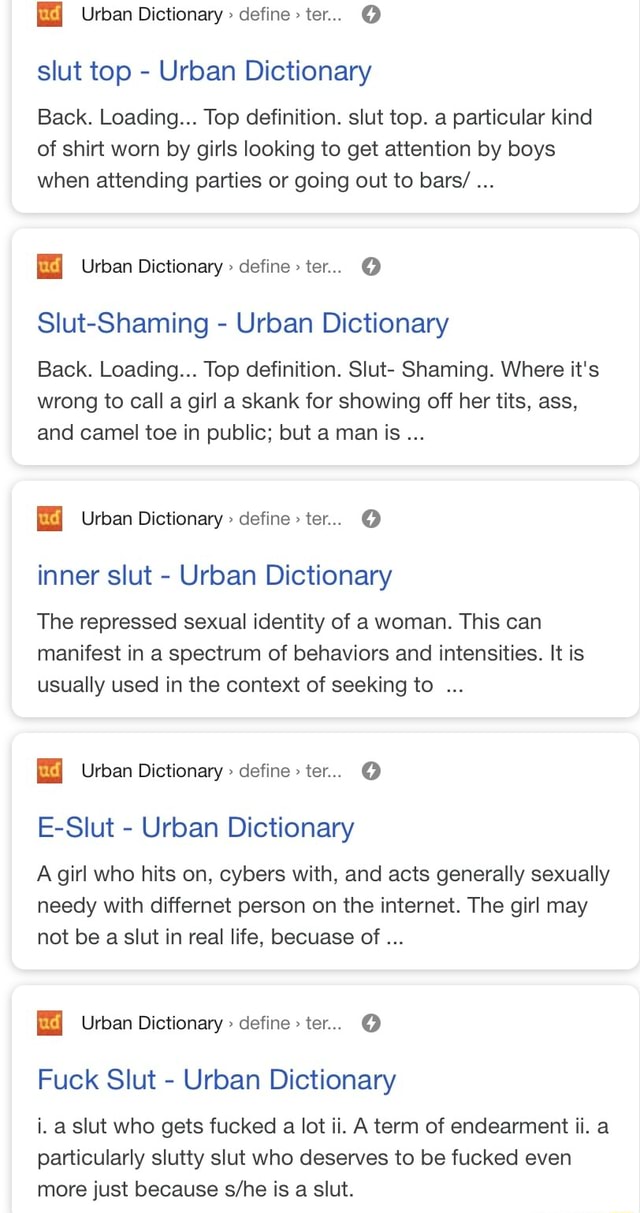 Urban Dictionary Define Ter Slut Top Urban Dictionary Back Loading Top Definition Slut Top A Particular Kind Of Shirt Worn By Girls Looking To Get Attention By Boys When Attending Parties