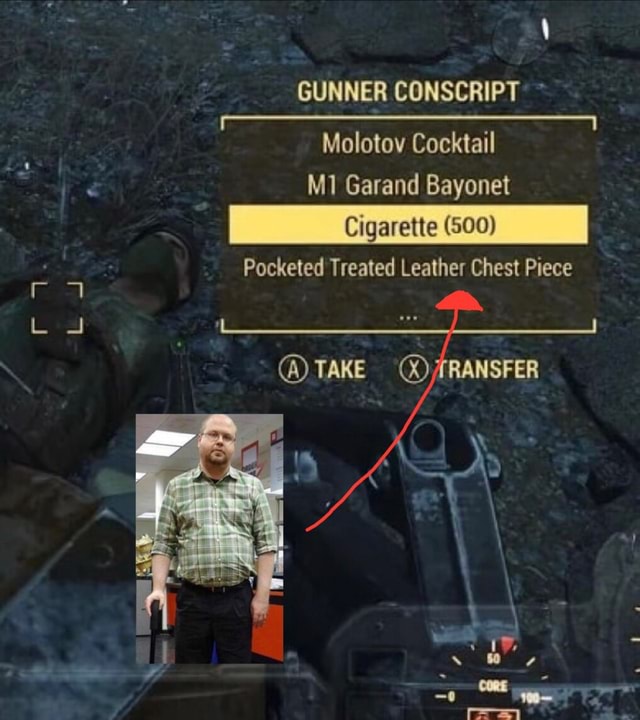 GUNNER CONSCRIPT Molotov Cocktail Garand Bayonet Cigarette Gao ...