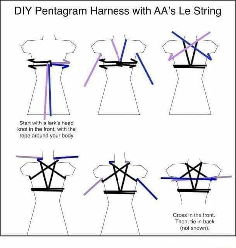 Diy Elastic Pentagram Harness – Sustainable Style