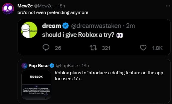 Roblox - Reply with something new you want to try on Roblox. Whether it's a  new game or building challenge, no dream is too small on Make Your Dream  Come True Day!