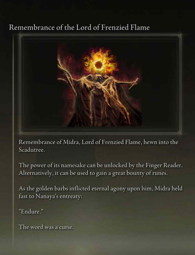 Fire Punch reference in Elden Ring: Shadow of the Erdtree? - Fire 