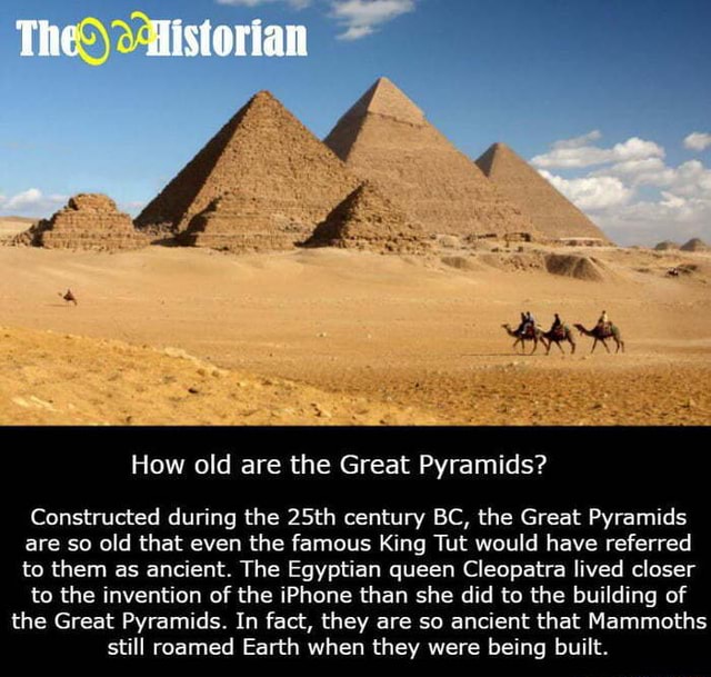 The distorian How old are the Great Pyramids? Constructed during the ...