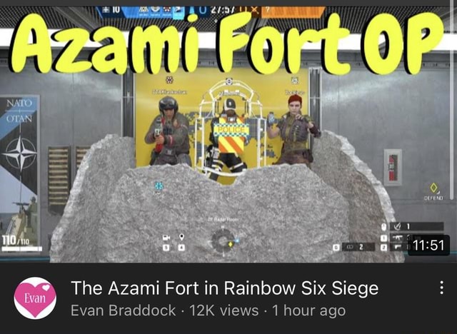 The Azami Fort in Rainbow Six Siege Evan Braddock views - 1 hour ago ...