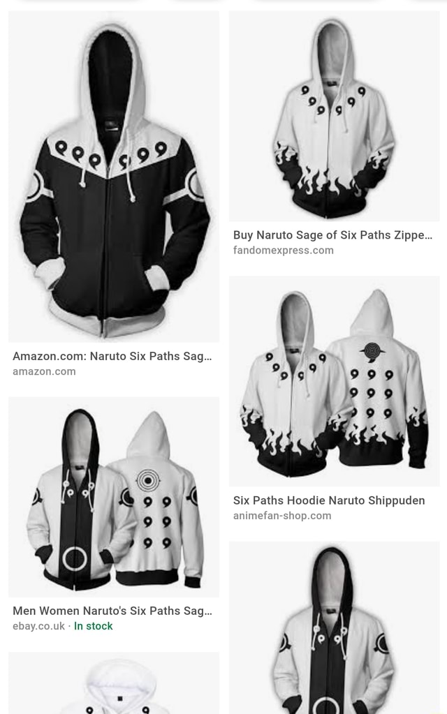 Naruto sage of discount six paths hoodie amazon