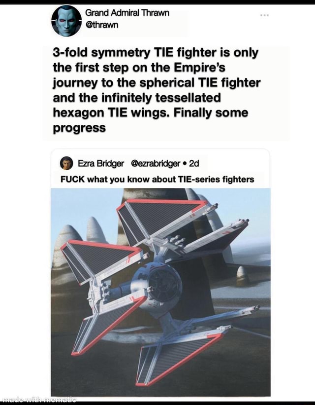 admiral thrawn tie fighter