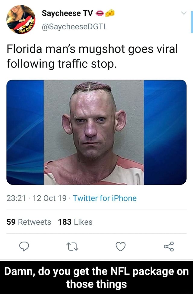 Florida man's mugshot goes viral following traffic stop. Twitter for ...