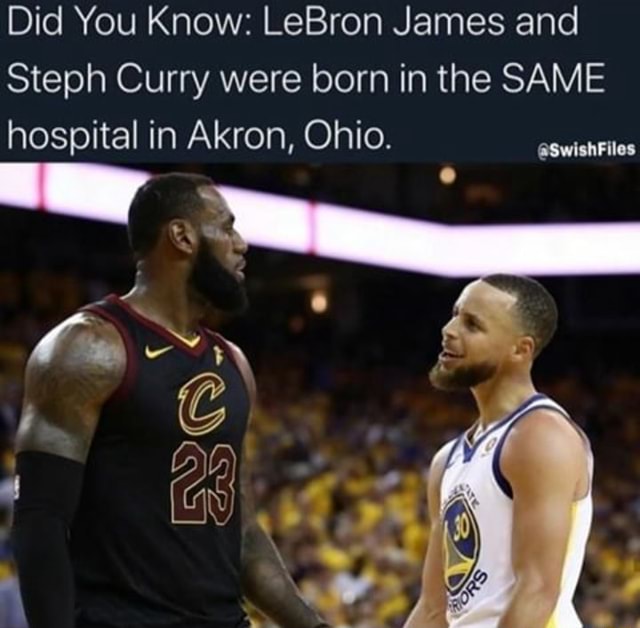 Did You Know LeBron James and Steph Curry were born in the SAME