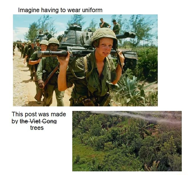 This post was made by the Viet Cong trees - iFunny