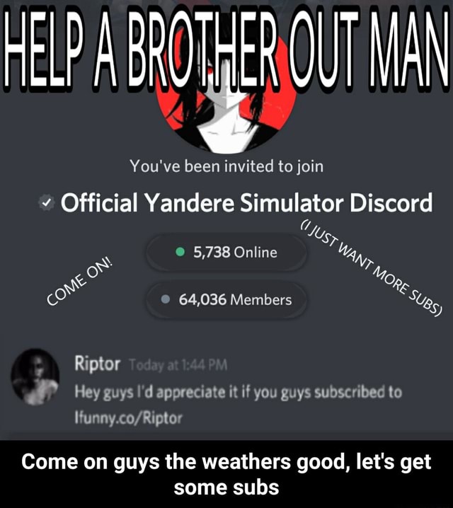 yandere simulator discord