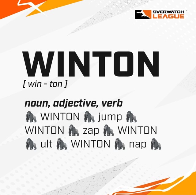 EN CEAGGE WINTON [ win ton] noun, adjective, verb WINTON jump WINTON zap WINTON Ult WINTON nap
