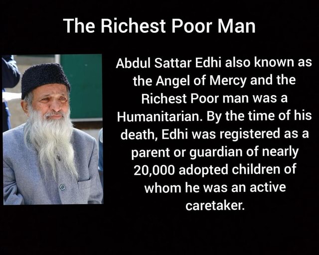 Remembering the Richest Poor Man On His 5th Death Anniversary.