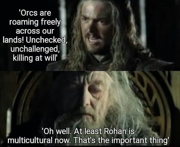 Orcs Attacking Rohan 'Orcs are roaming freely across our lands! Unchecked unchallenged ...