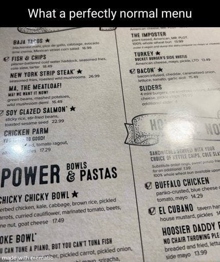 At a perfectly normal menu TWE MPOSTER TUNE A, @pncow * SUIDERS SOY ...