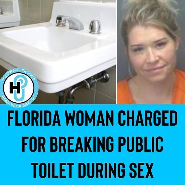 Florida Woman Charged For Breaking Public Toilet During Sex Ifunny 9739