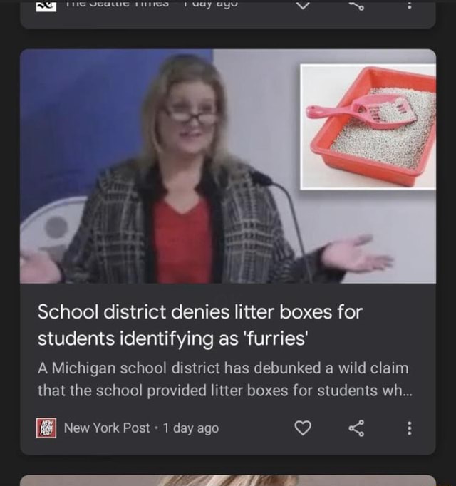 School district denies litter boxes for students identifying as