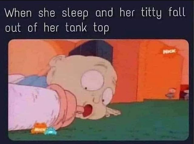 Titty falls out