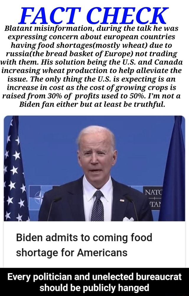 FACT CHECK Blatant Misinformation, During The Talk He Was Expressing ...