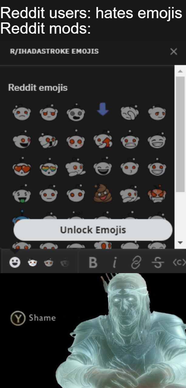 Reddit users hates emojis Reddit mods EMOJIS x Reddit emojis eco 't